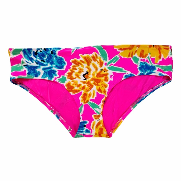 NWOT Aerie Full Coverage Floral Bikini Bottoms Size XL - Picture 1 of 8